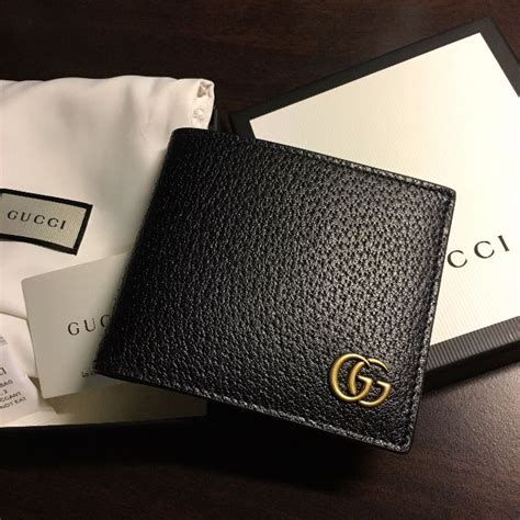 Gucci GG Marmont Leather Bi Fold Wallet 